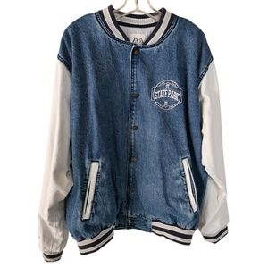 Zara Combination Bomber Jacket